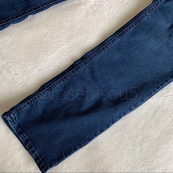 👖🆕{LEE RIDERS} Dark Denim MidRise Slim Straight - Picture 6 of 7